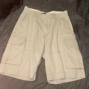 Polo by Ralph Lauren Size 30 Y2K Cargo Shorts Cream white